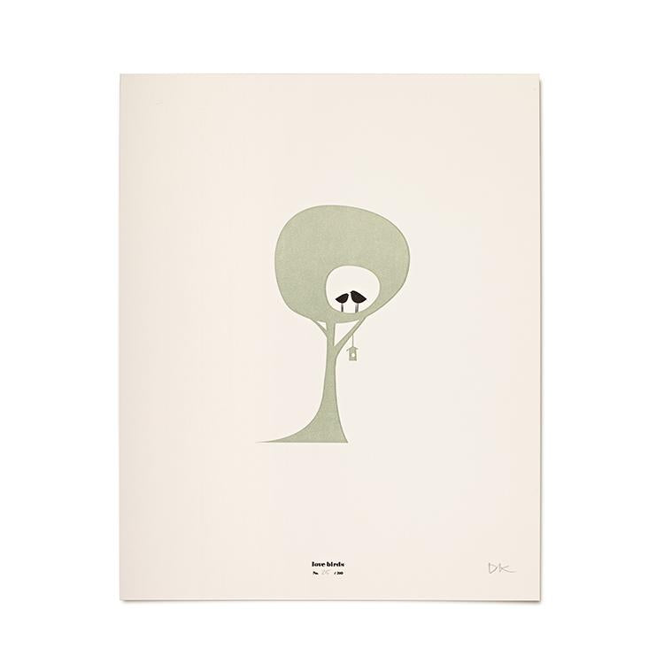 Pleased To Meet Love Birds, Letterpress Druck, ltd. 200 Exklusive Angebote