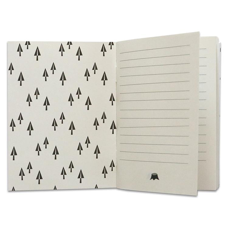 Pleased To Meet Wild Man's Thoughts Notizheft A6, liniert Räumungsverkauf