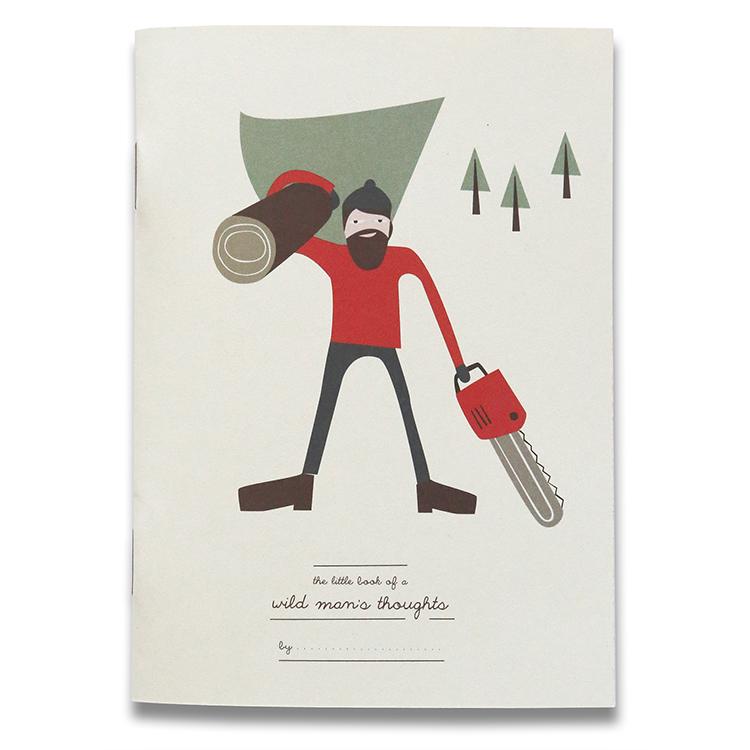 Pleased To Meet Wild Man's Thoughts Notizheft A6, liniert Räumungsverkauf