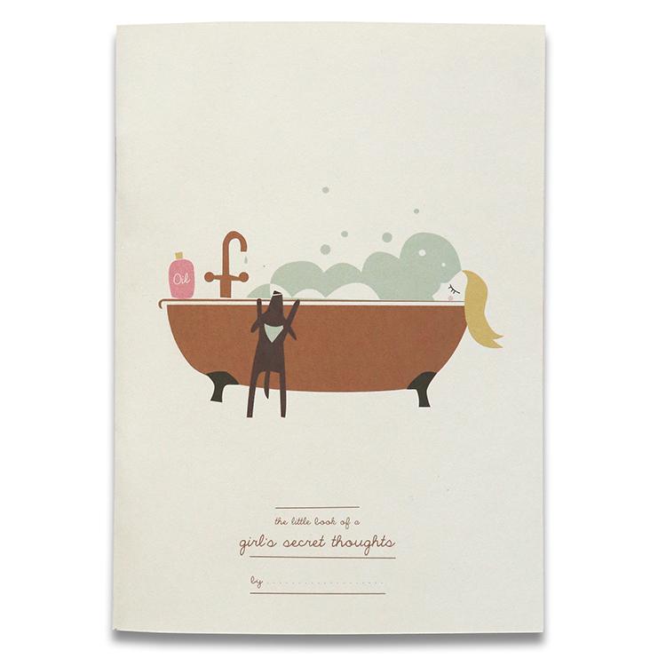 Pleased To Meet A Girl's Secret Thoughts Notizheft A6, liniert Tägliche Deals