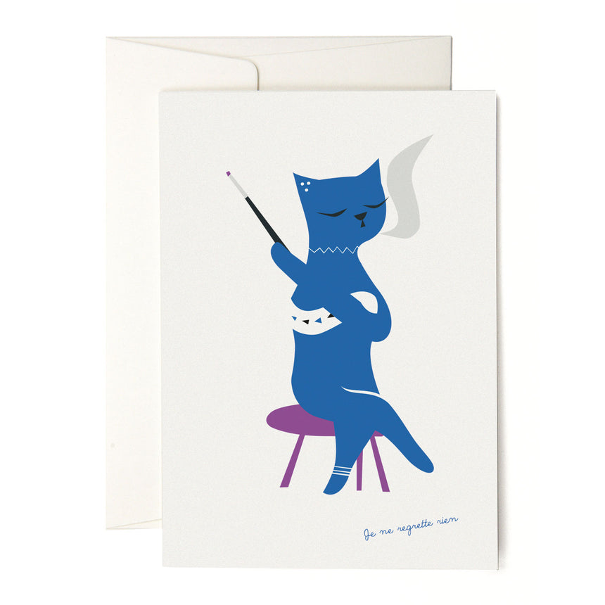Pleased To Meet Blue Cat Grusskarte Sonderangebote