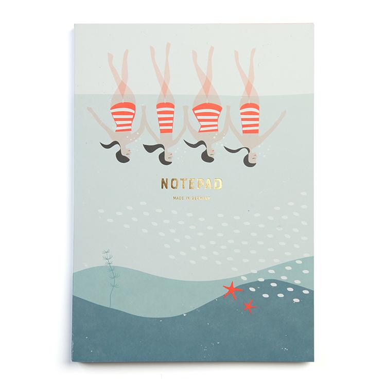 Pleased To Meet Synchronised Swimming Notizblock A5 Super Rabatt