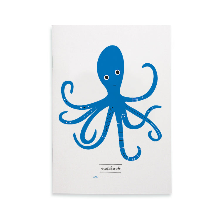Pleased To Meet Octopus Notizheft A6, blanko Begrenzt auf 3 Tage
