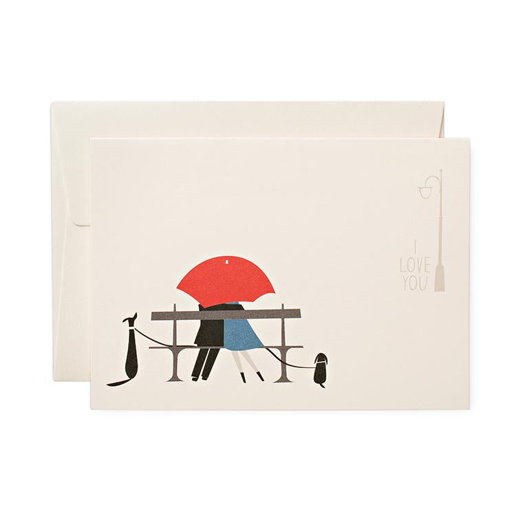 Pleased To Meet Red Umbrella Grusskarte Black Friday Preise