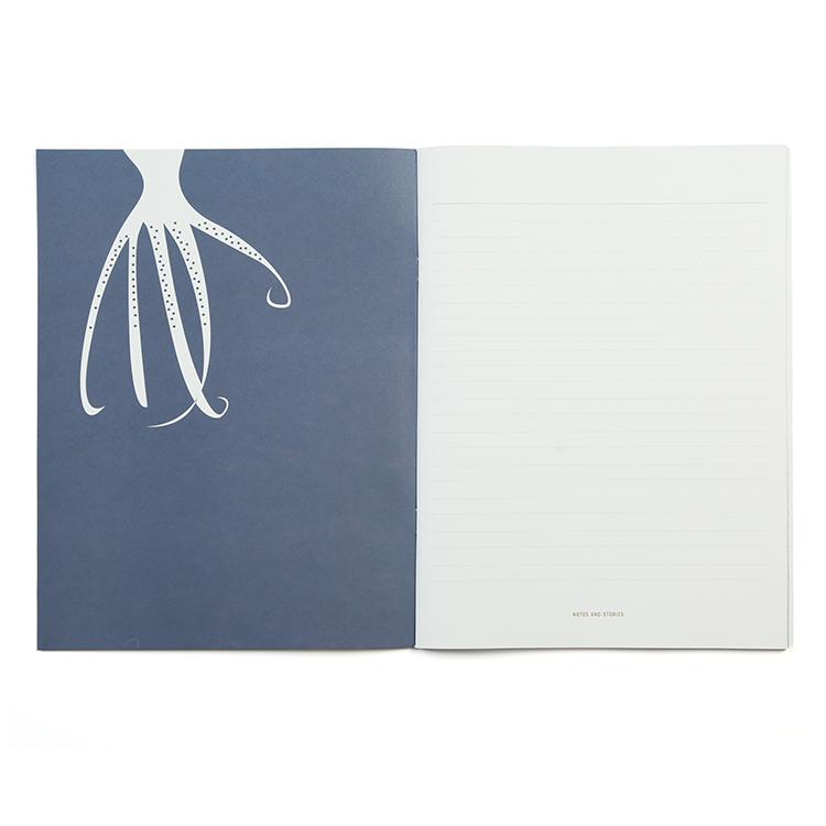 Pleased To Meet Diver, Whale and Octopus Notizheft 21x28cm, liniert Hotsell