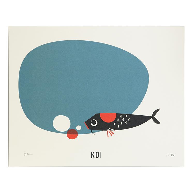 Pleased To Meet Koi, Druck, ltd. 250 Fabrikladen