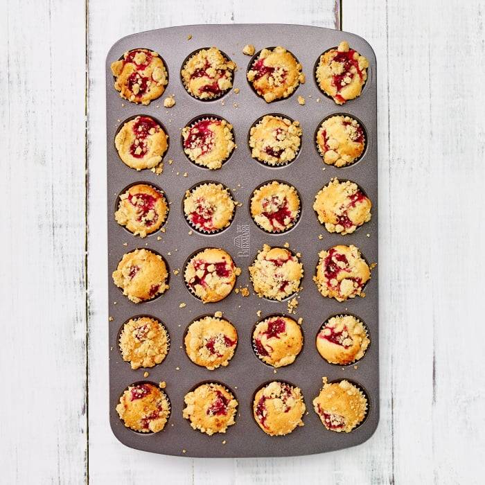 Rbv Birkmann MINI-Muffinform | 24-FACH MIT MARKEN-ANTIHAFTBESCHICHTUNG EASY BAKING Nur für heute