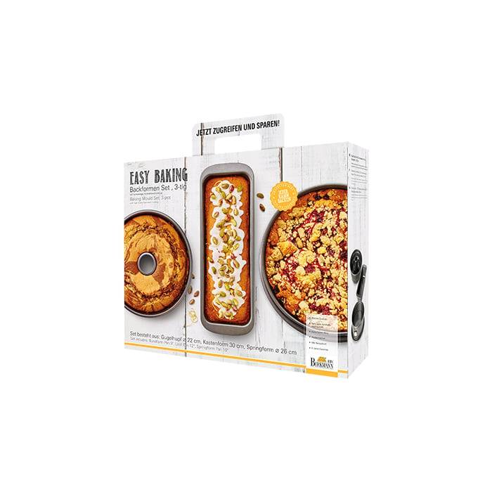 Rbv Birkmann BACKFORMEN-SET | 3-tlg EASY BAKING Begrenzt auf 3 Tage