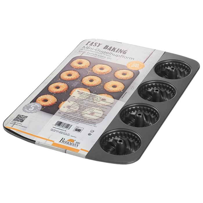 Rbv Birkmann MINI-GUGELHUPFBLECH | 12-FACH MIT MARKEN-ANTIHAFTBESCHICHTUNG EASY BAKING