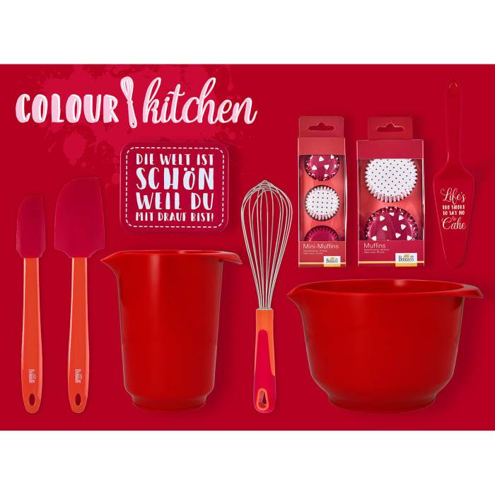 Rbv Birkmann TEIGSCHABER ROT | 29 CM COLOUR KITCHEN Günstig kaufen