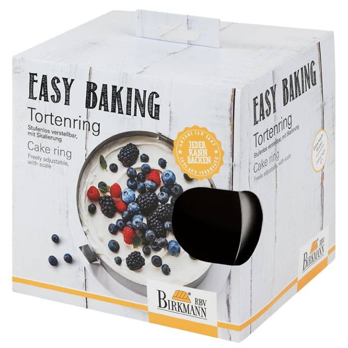 Rbv Birkmann TORTENRING HÖHE 15 CM EASY BAKING Großer Ausverkauf