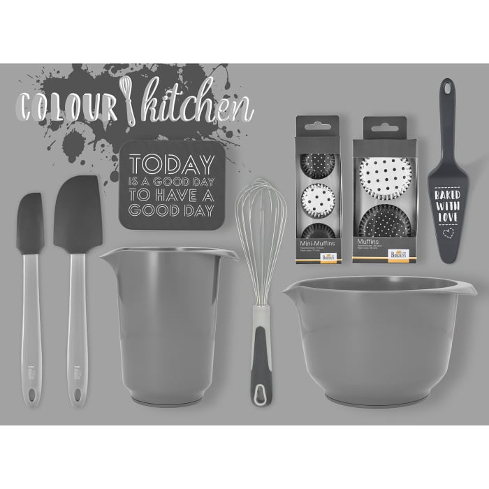 Rbv Birkmann TEIGSCHABER GRAU | 29 CM COLOUR KITCHEN Begrenztes Angebot