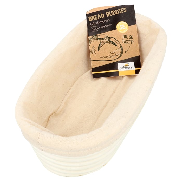 Rbv Birkmann GÄRKÖRBCHEN MIT BEZUG LÄNGLICH | 30 X 14 CM I 6,5 CM HOCH BREAD BUDDIES