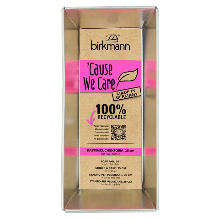 Rbv Birkmann Kastenkuchenform 25 cm ´Cause we care Vatertagsangebot