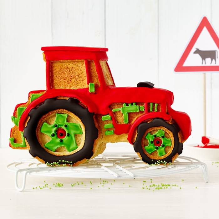 Rbv Birkmann VOLLBACKFORM KALLE | DER TRAKTOR | 24,5 x 10 CM SILIKON | ANTIHAFT JETZT KAUFEN