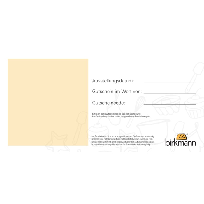 Rbv Birkmann Gutschein 20,00 EUR Discount Store für neue Produkte