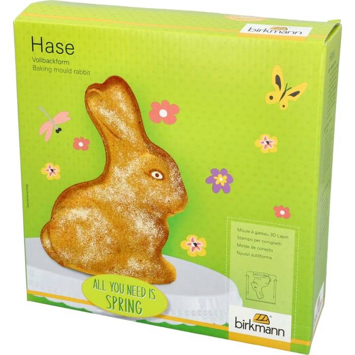Rbv Birkmann Vollbackform Hase für ca. 1000 ml Teig