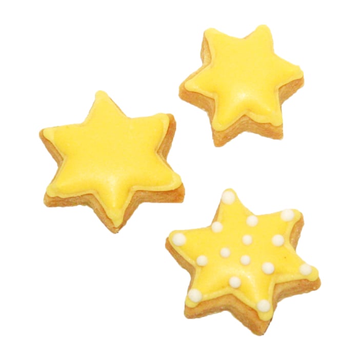 Rbv Birkmann PLÄTZCHEN - AUSSTECHFORM STERN WEIßBLECH MIT BRILLANTEM GLANZ | HANDGELÖTET | 3 CM Jubiläumsangebot