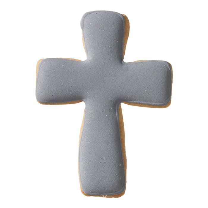 Rbv Birkmann AUSSTECHFORM KREUZ WEIßBLECH MIT BRILLANTEM GLANZ | HANDGELÖTET | 6 CM Zeitlich begrenztes Angebot