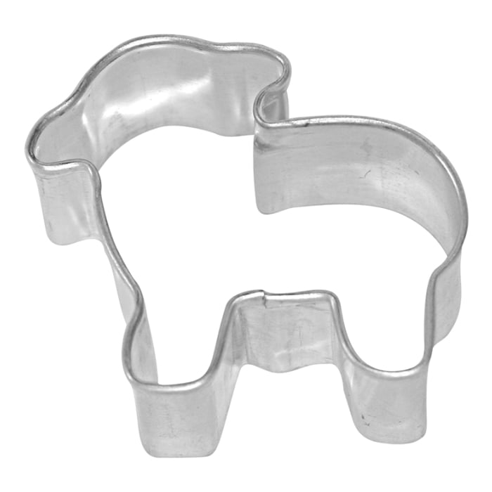 Rbv Birkmann AUSSTECHFORM LAMM WEIßBLECH MIT BRILLIANTEM GLANZ | HANDGELÖTET | 5 CM AUSSTECHFORMEN