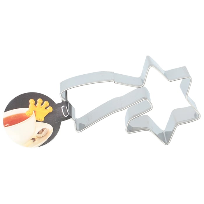 Rbv Birkmann AUSSTECHFORM TASSENKEKS | STERNSCHNUPPE EDELSTAHL | 6,5 CM