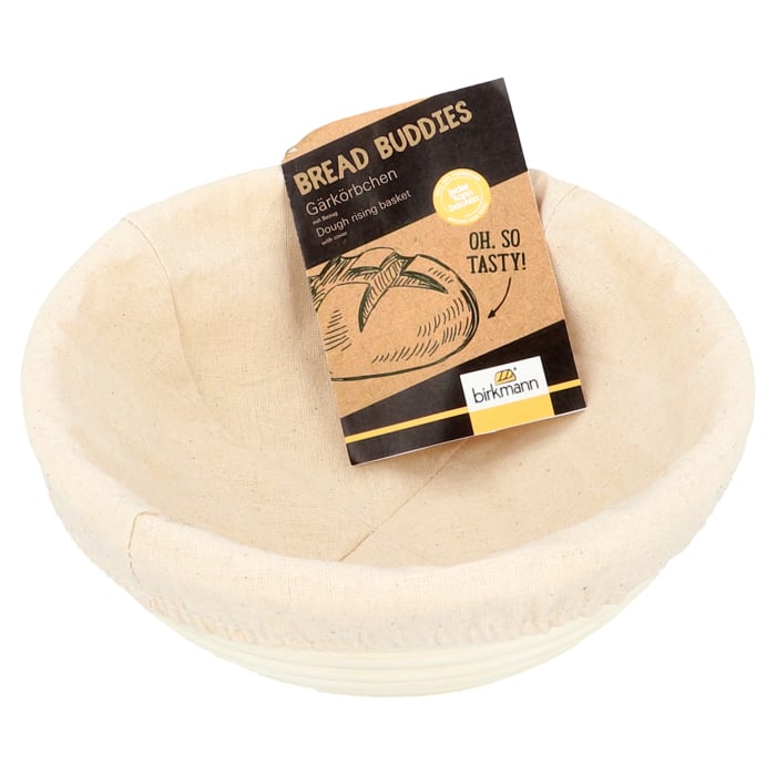 Rbv Birkmann GÄRKÖRBCHEN MIT BEZUG | KLEIN RUND | 20 CM I 8,5 CM HOCH BREAD BUDDIES