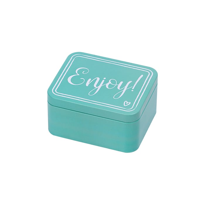 Rbv Birkmann GESCHENKBOX ENJOY! TÜRKIS | 12 x 10 x 6 CM COLOUR KITCHEN