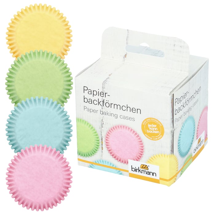 Rbv Birkmann PAPIERBACKFÖRMCHEN PASTELL | Ø 7 CM | 3 CM HOCH