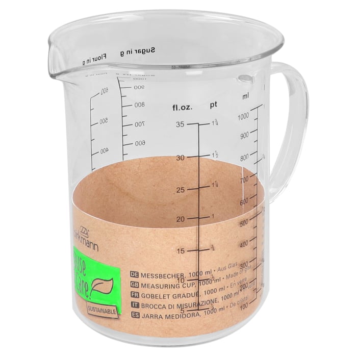 Rbv Birkmann Messbecher Glas 1000 ml ´Cause we care