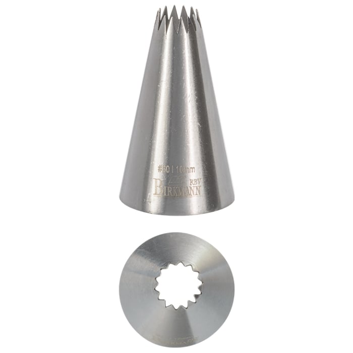 Rbv Birkmann Französische Sterntülle Nr. 60 Edelstahl | Ø 10 mm