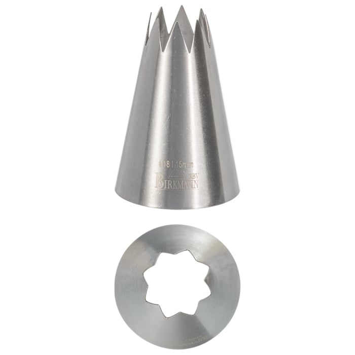 Rbv Birkmann Sterntülle Nr. 18 Edelstahl | Ø 15 mm
