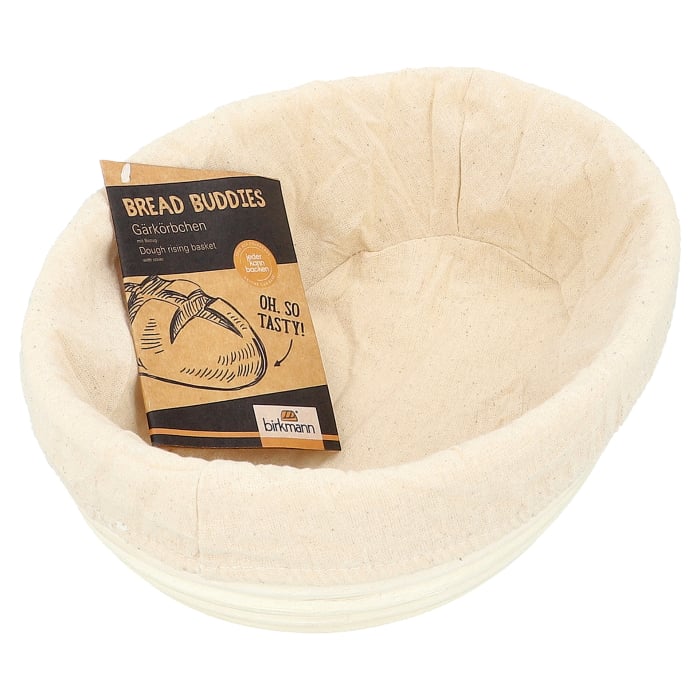 Rbv Birkmann GÄRKÖRBCHEN MIT BEZUG OVAL | 24,5 X 18,5 CM I 9,5 CM HOCH BREAD BUDDIES