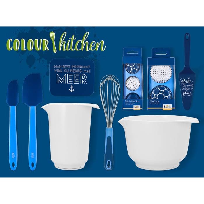Rbv Birkmann GESCHENKBOX MAN SITZT INSGESAMT VIEL ZU WENIG AM MEER BLAU | 12 x 10 x 6 CM COLOUR KITCHEN Neuheiten