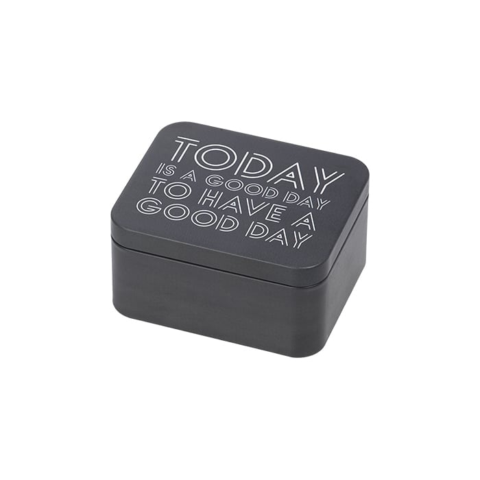 Rbv Birkmann GESCHENKBOX TODAY IS A GOOD DAY TO HAVE A GOOD DAY GRAU | 12 x 10 x 6 CM COLOUR KITCHEN