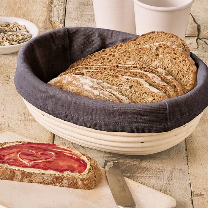 Rbv Birkmann BEZUG FÜR GÄRKÖRBCHEN OVAL 24,5 CM LAIB & SEELE Letzte 3 Tage