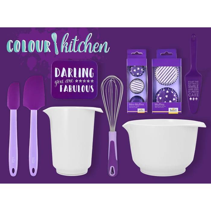 Rbv Birkmann TEIGSCHABER LILA | 29 CM COLOUR KITCHEN Vierteljährliche Förderung