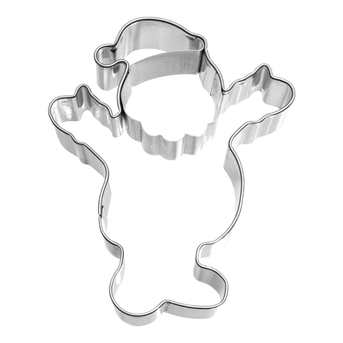 Rbv Birkmann PLÄTZCHEN - AUSSTECHFORM SANTA CLAUS EDELSTAHL | MIT INNENPRÄGUNG | 8,5 CM