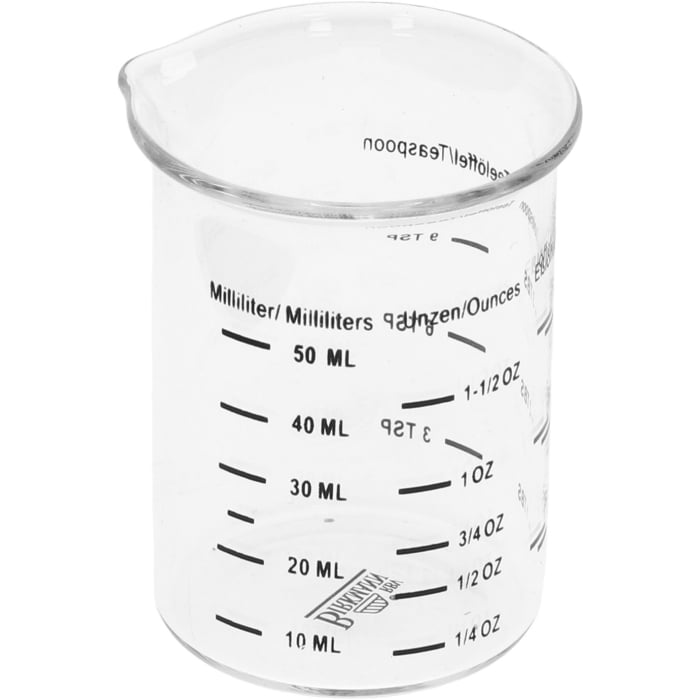 Rbv Birkmann Messbecher Glas 50 ml Baker´s Best Räumungsverkauf