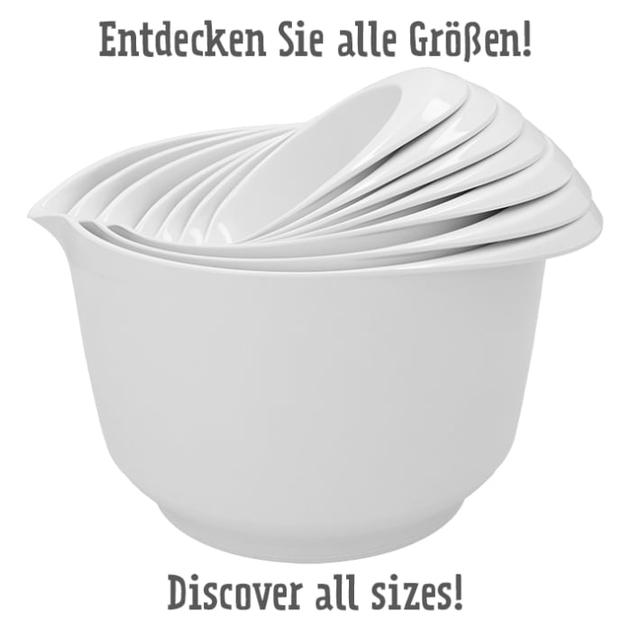 Rbv Birkmann RÜHR- UND SERVIERSCHÜSSEL | 1,5 L MELAMIN | WEISS Sonderangebote