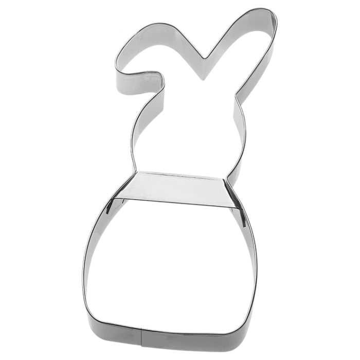 Rbv Birkmann AUSSTECHFORM HASE MIT SCHLAPPOHR EDELSTAHL | 19,5 CM