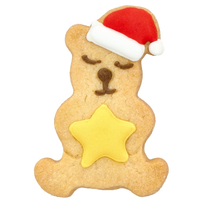 Rbv Birkmann Ausstechform Weihnachtsteddybär mit Stern Edelstahl | mit Innenprägung | 7 cm Kostenloser Versand international