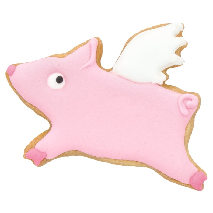 Rbv Birkmann Ausstechform Schwein mit Flügeln Edelstahl | mit Innenprägung | 7 cm 50% Rabatt für begrenzte Zeit