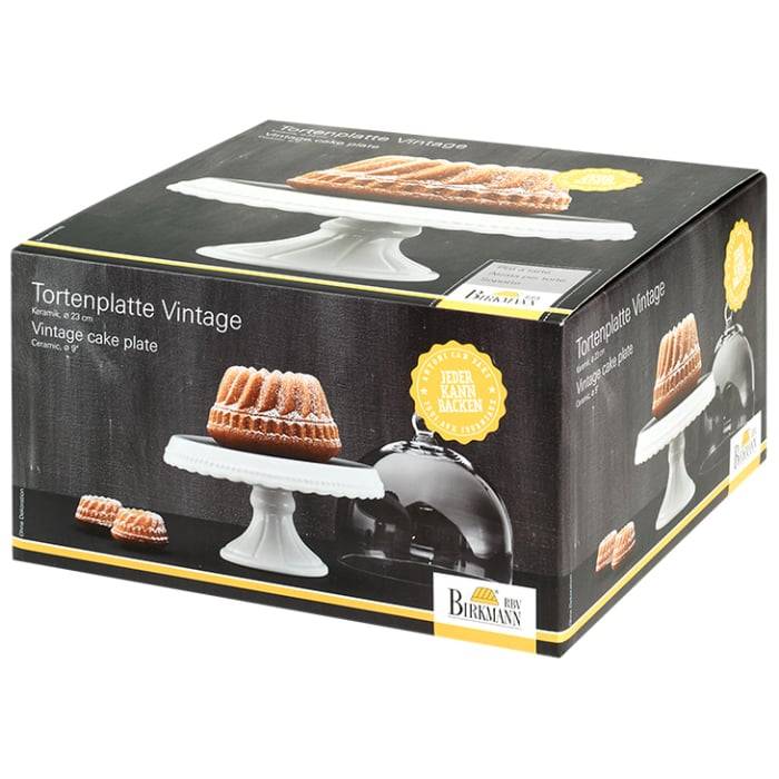Rbv Birkmann TORTENPLATTE VINTAGE M PREMIUM BAKING Großer Ausverkauf