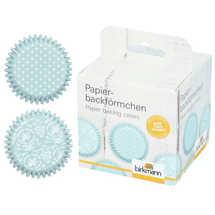 Rbv Birkmann PAPIERBACKFÖRMCHEN FLOWER ORNAMENTE | Ø 7 CM | 3 CM HOCH