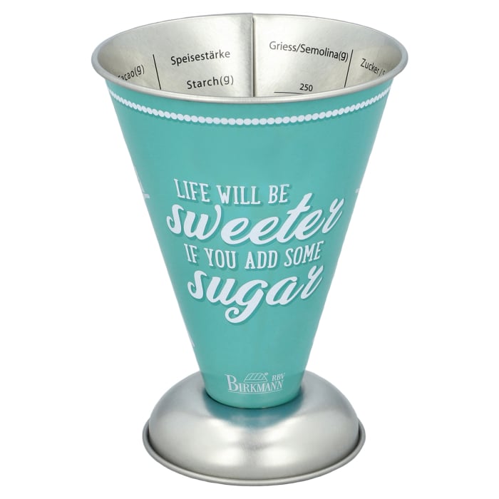 Rbv Birkmann MESSBECHER | TÜRKIS LIFE WILL BE SWEETER IF YOU ADD SOME SUGAR COLOUR KITCHEN