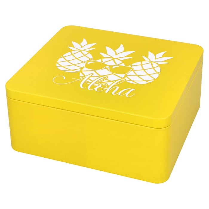 Rbv Birkmann GESCHENKBOX ALOHA | GELB | 21 x 19 CM COLOUR KITCHEN