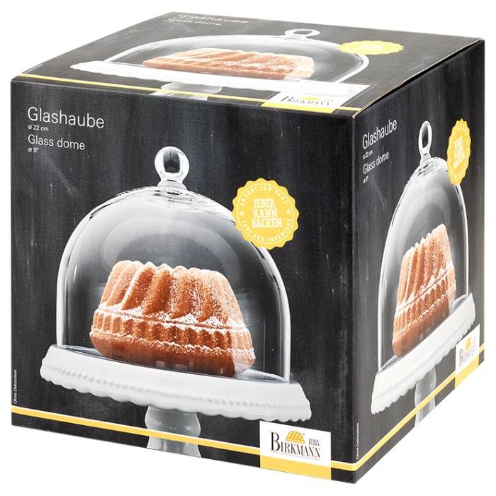 Rbv Birkmann GLASHAUBE Ø 22 CM | HÖHE 19 CM PREMIUM BAKING Kauf eins, bekomm eins gratis