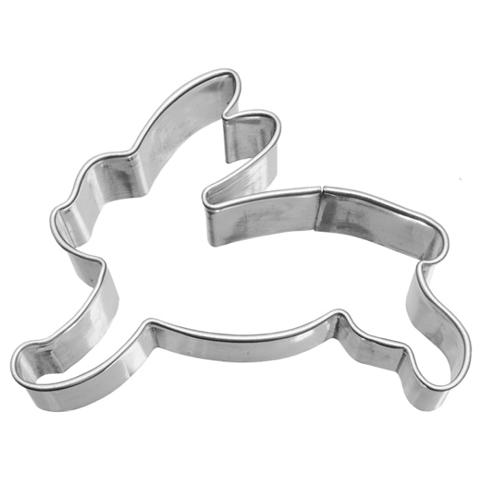 Rbv Birkmann AUSSTECHFORM HASE | SPRINGEND EDELSTAHL | 6,5 CM