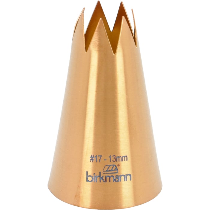 Rbv Birkmann Sterntülle Nr. 17 Edelstahl | Ø 13 mm kupferfarben