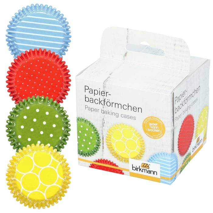 Rbv Birkmann PAPIERBACKFÖRMCHEN GEMUSTERT | Ø 7 CM | 3 CM HOCH